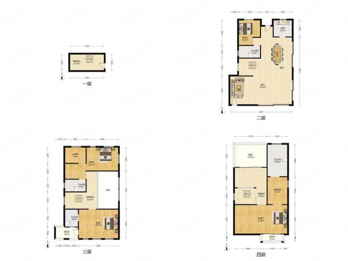 万科有湖（翡翠心湖） 5室3厅3卫 305.00m&sup2;