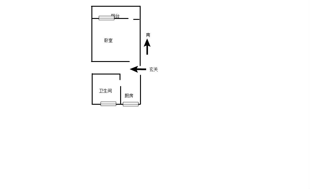 易家桥新村 1室1厅1卫 40m&sup2;