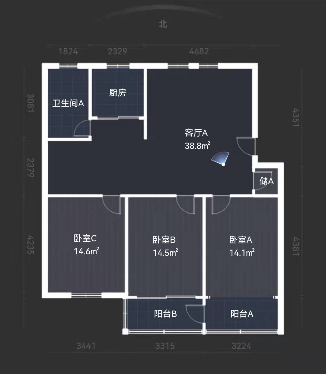 桃坞路服饰城 6室3厅2卫 187.00m&sup2;
