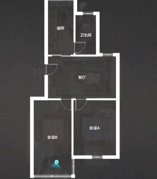 虹桥北村(崇川区) 2室1厅1卫 71m&sup2;