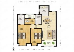 华润悦锦湾 3室2厅2卫 117m&sup2;