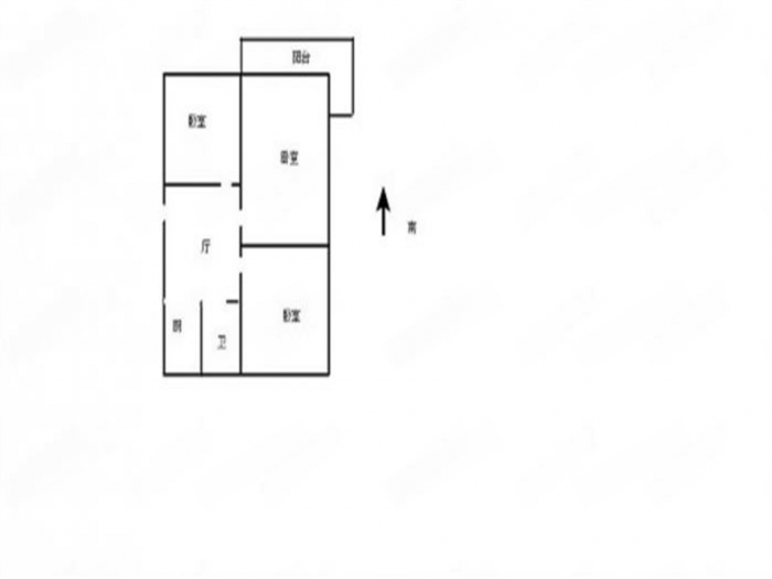 城南新村(崇川区) 3室1厅1卫 75m&sup2;