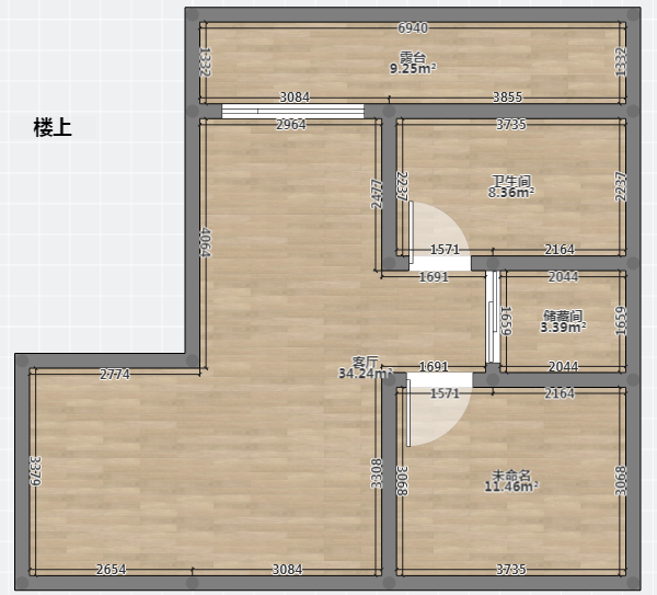城市嘉苑 4室3厅3卫 136.15m&sup2;