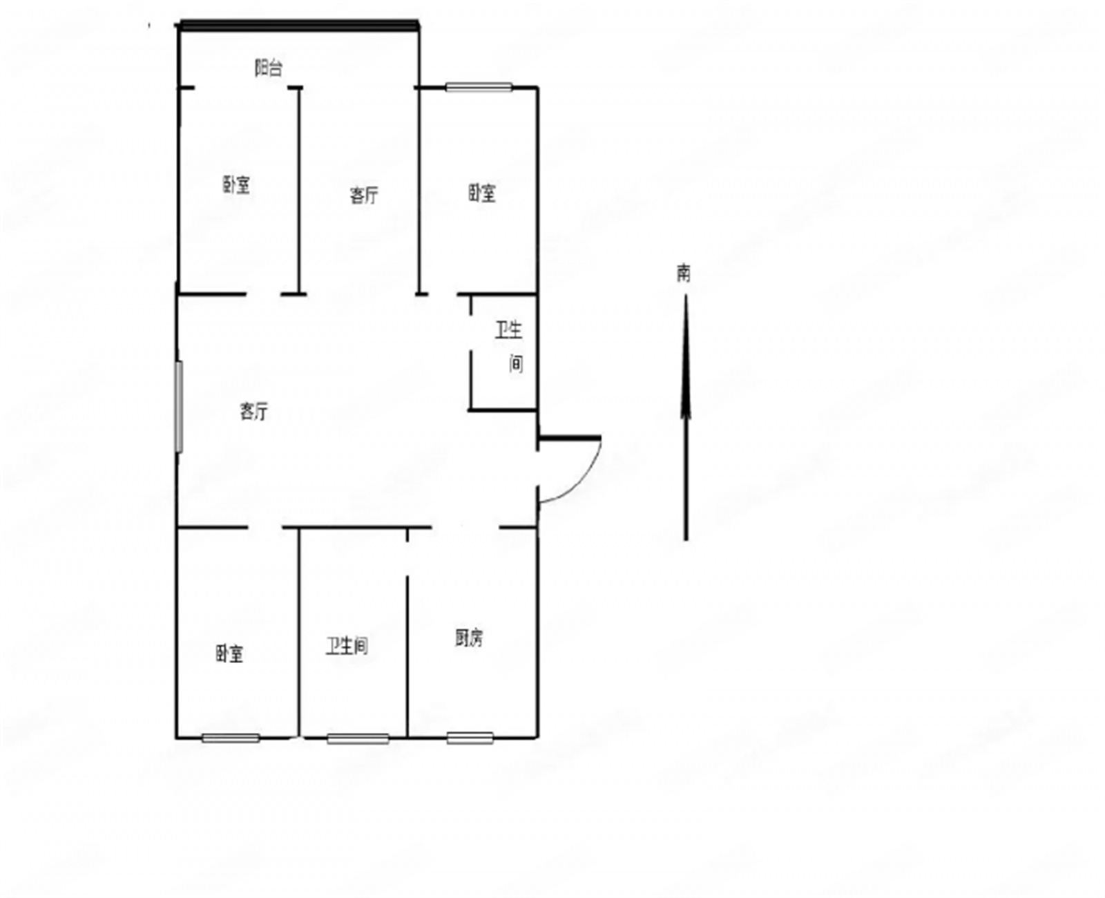 宏丰苑 3室2厅2卫 131m&sup2;