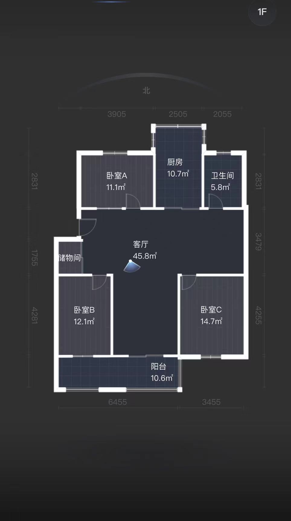 春天花园 4室2厅2卫 130m²