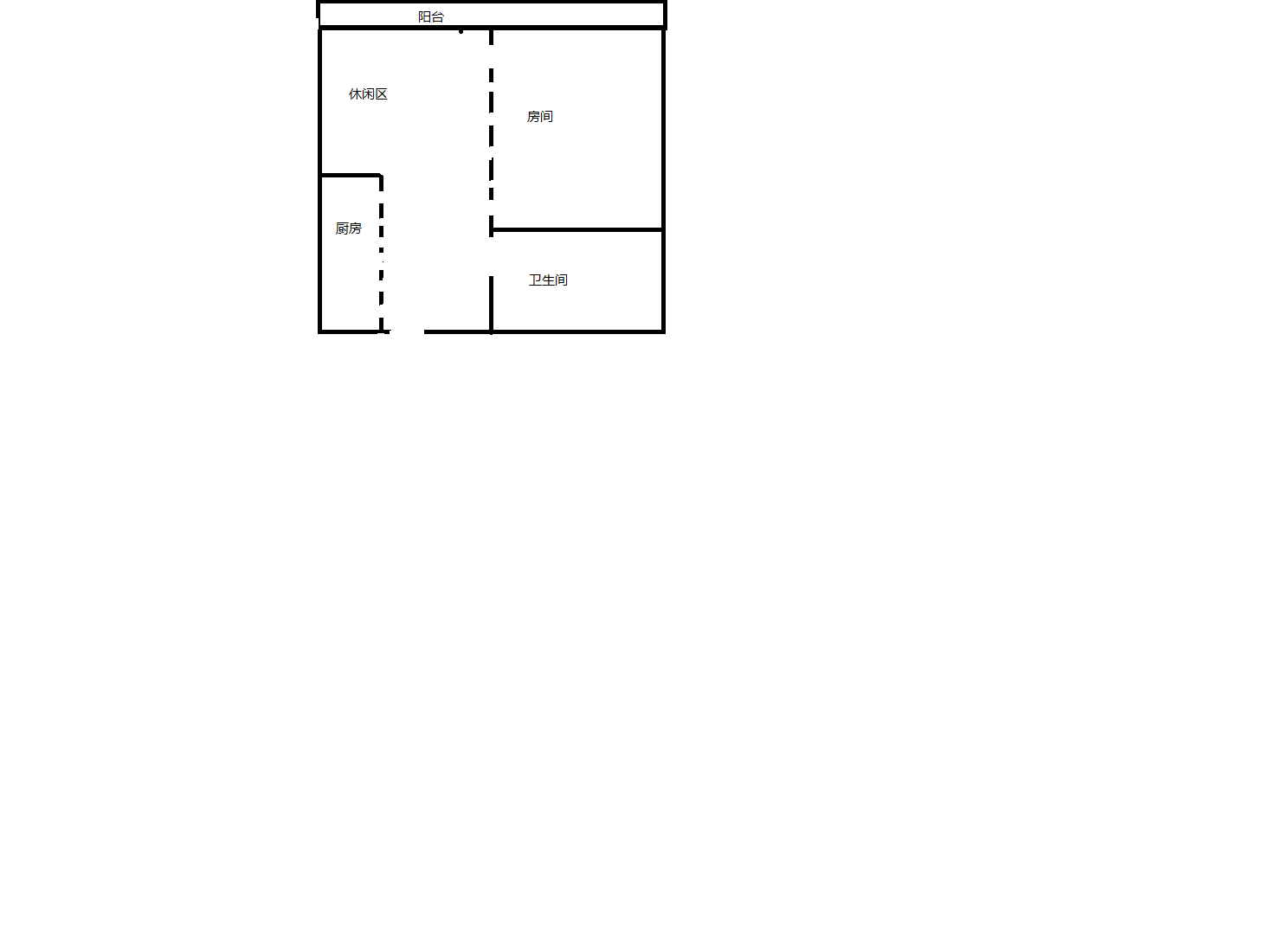 汇富花苑 2室1厅1卫 92m&sup2;