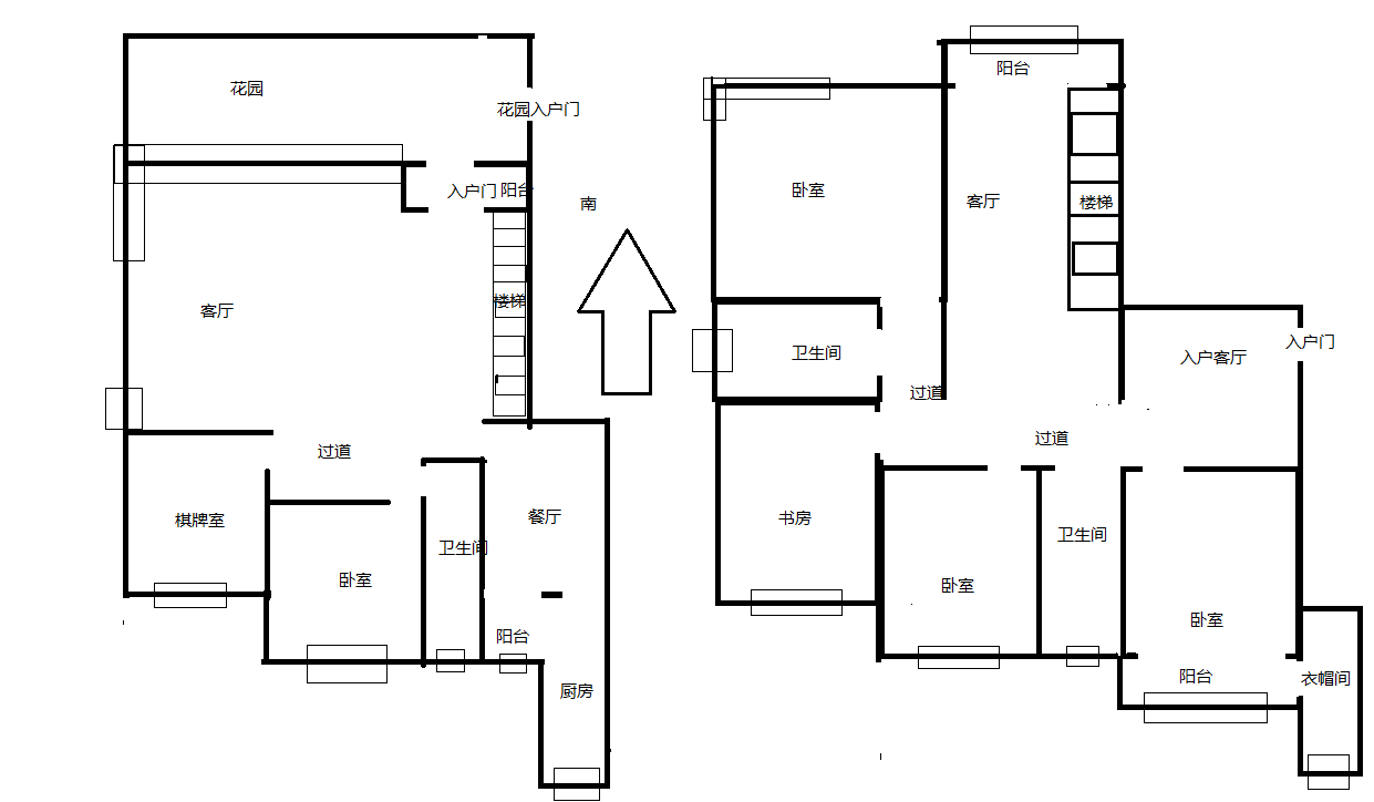 文景嘉苑 6室3厅3卫 300.00m&sup2;