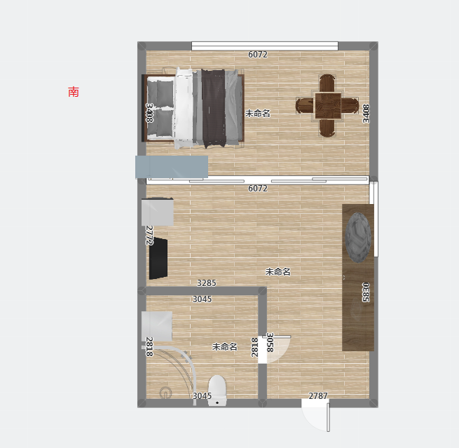 精英汇 1室1厅1卫 52m&sup2;