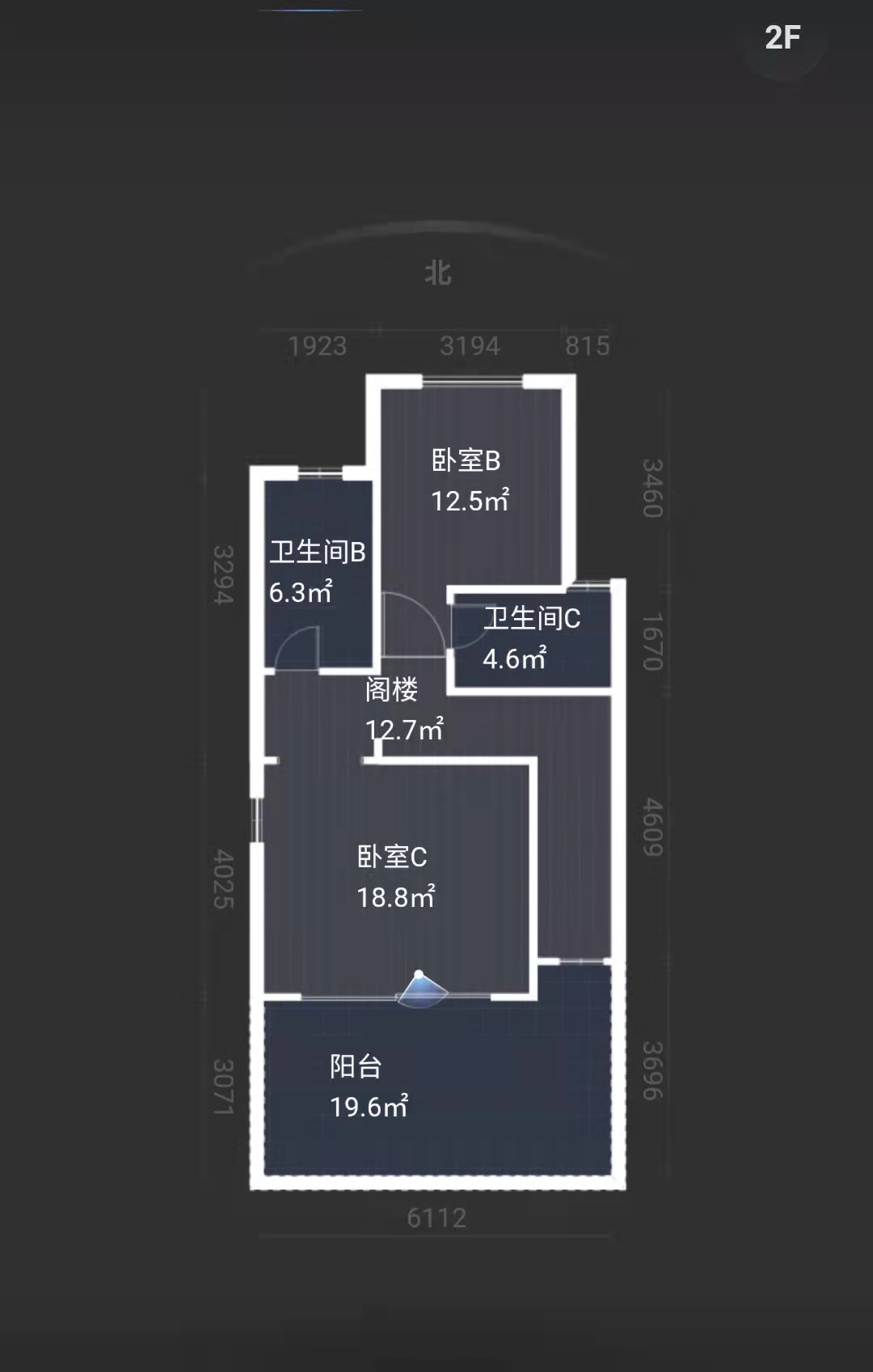 恒大悦珑湾 3室2厅1卫 141m&sup2;