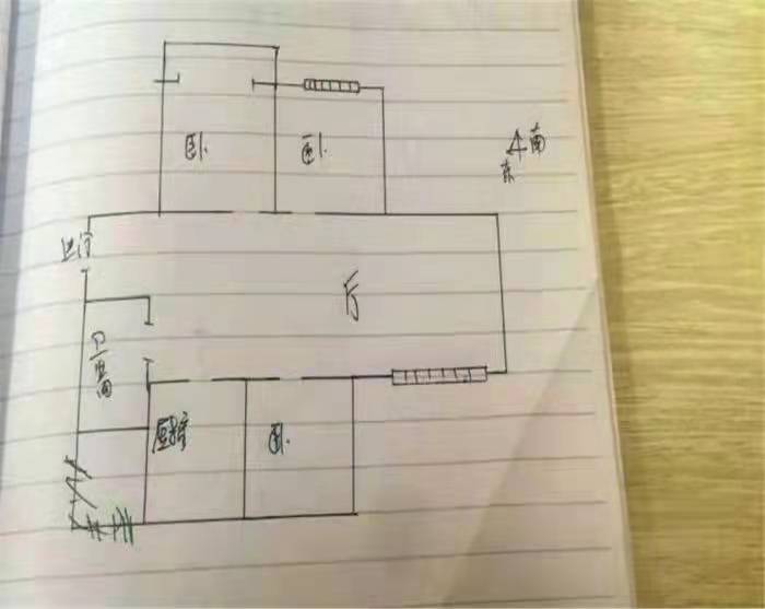 学士府 3室1厅1卫 107m&sup2;