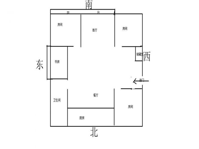 天都花苑 3室1厅1卫 153.67m&sup2;