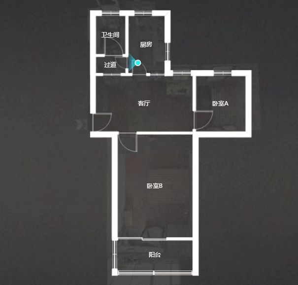 城港新村 2室1厅1卫 53.00m&sup2;