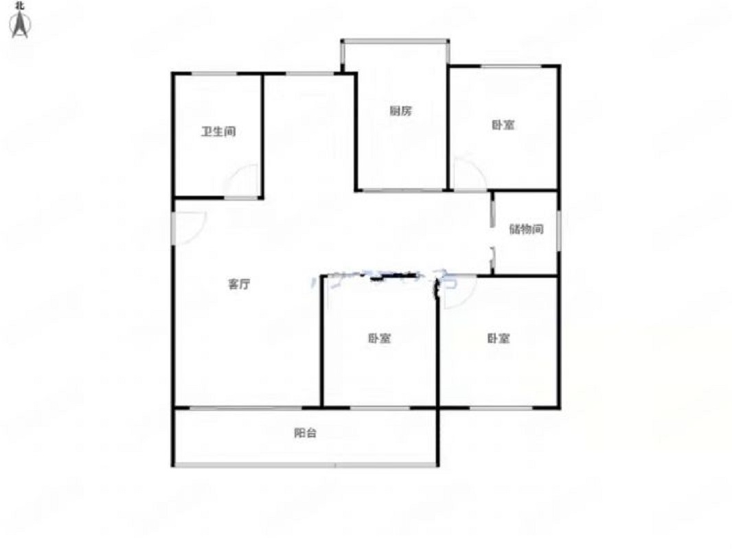 千禧园 3室2厅2卫 125m&sup2;