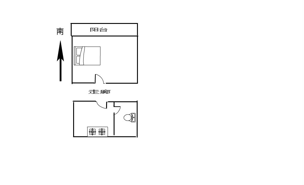 青年路新村 1室0厅1卫 28.67m²