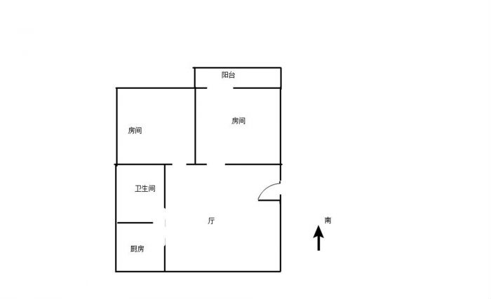 易家桥新村 2室1厅1卫 76m&sup2;
