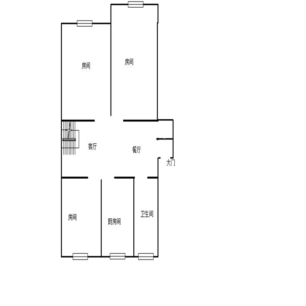 上海路7号 3室1厅1卫 106m&sup2;