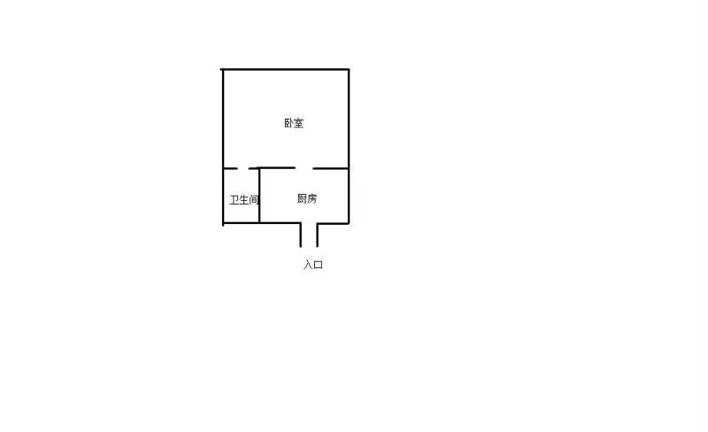中房海梦城 1室1厅1卫 40m&sup2;