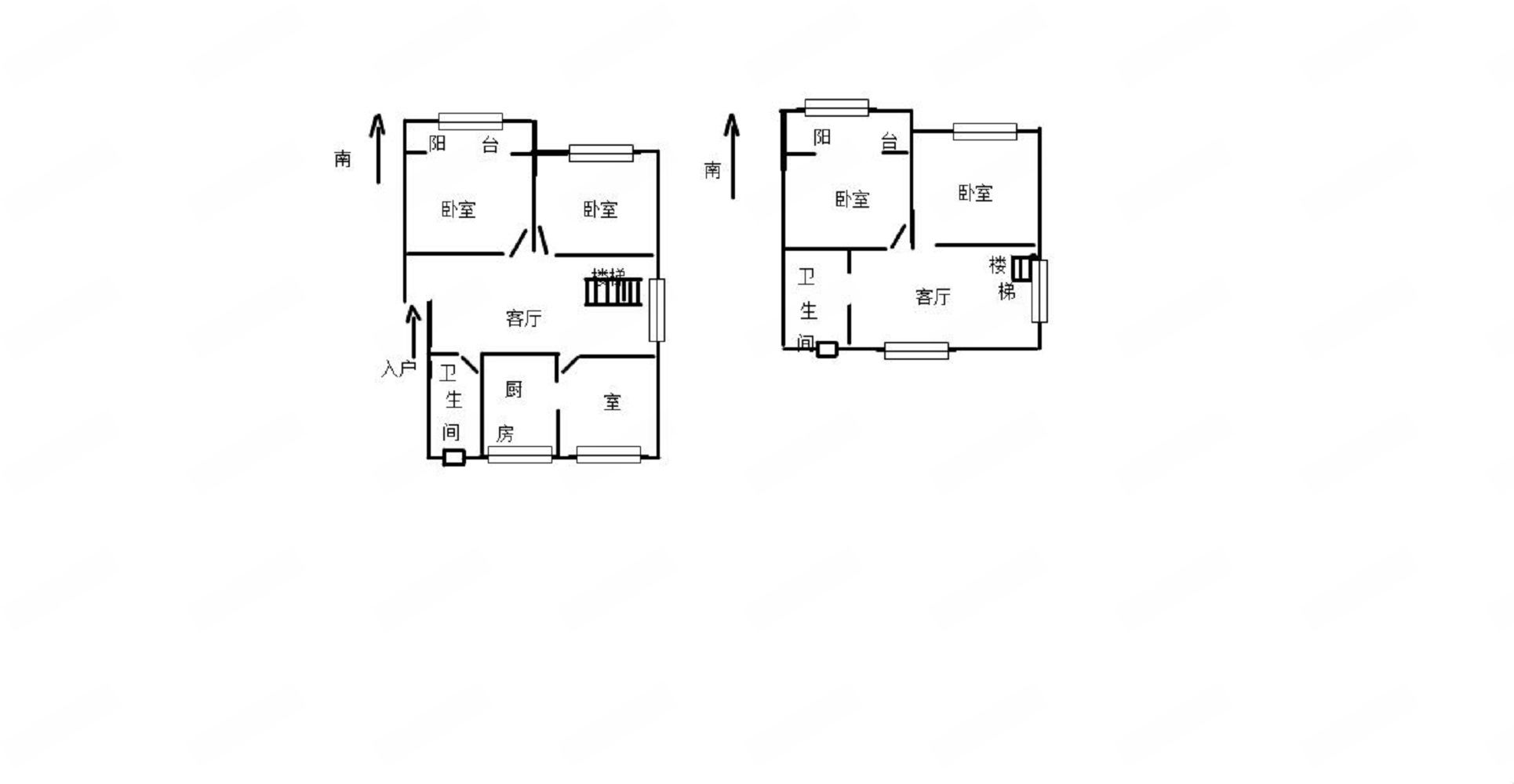 北园新村 4室2厅2卫 155.00m&sup2;