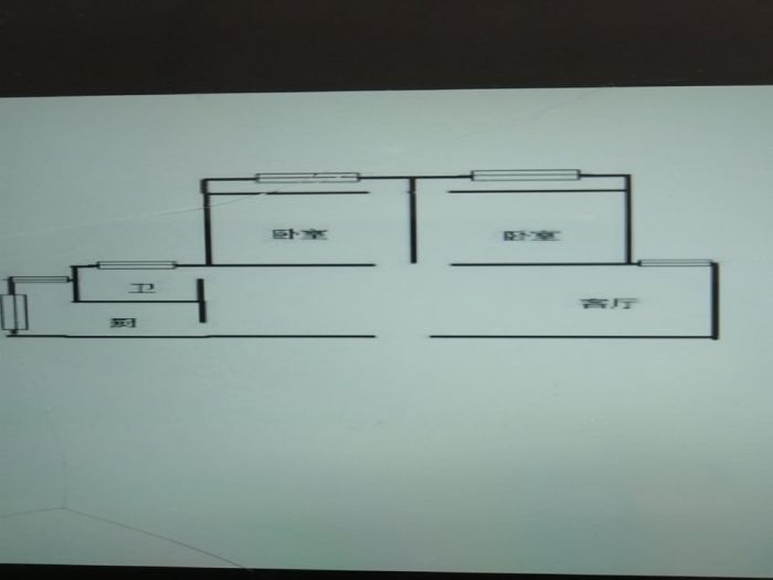 德民旺角 2室1厅1卫 81.68m&sup2;