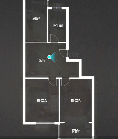 虹桥新苑 2室1厅1卫 70m&sup2;