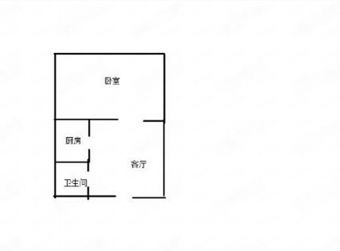 金贸公寓 2室1厅1卫 75m&sup2;