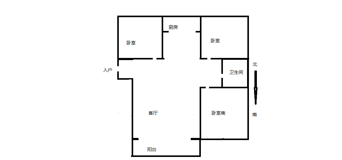 濠景仁居 3室2厅1卫 120.00m&sup2;