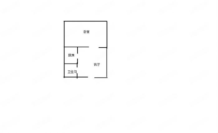 金海岸国际广场 1室1厅1卫 30m²