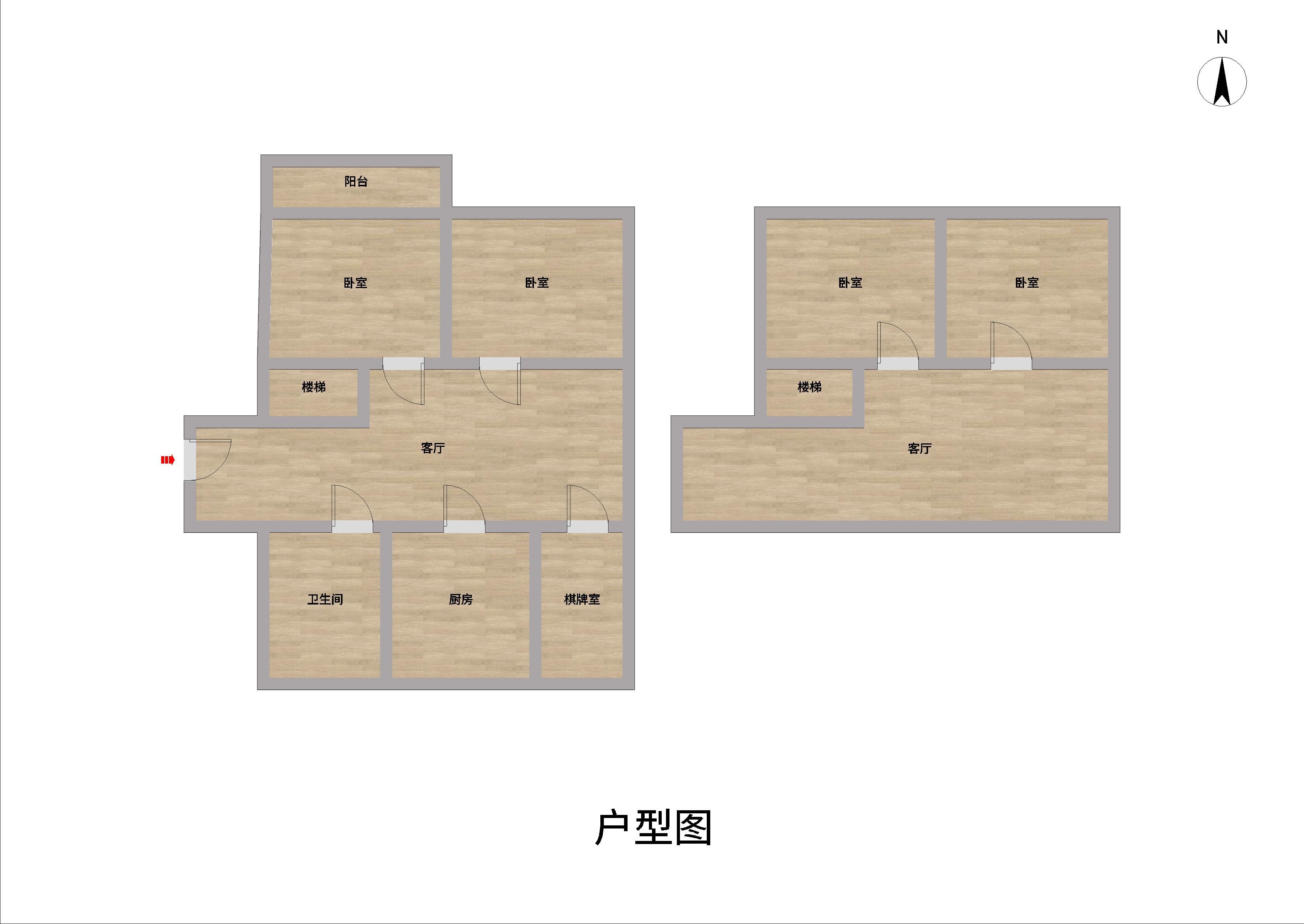 锦安花园 3室2厅2卫 140m&sup2;