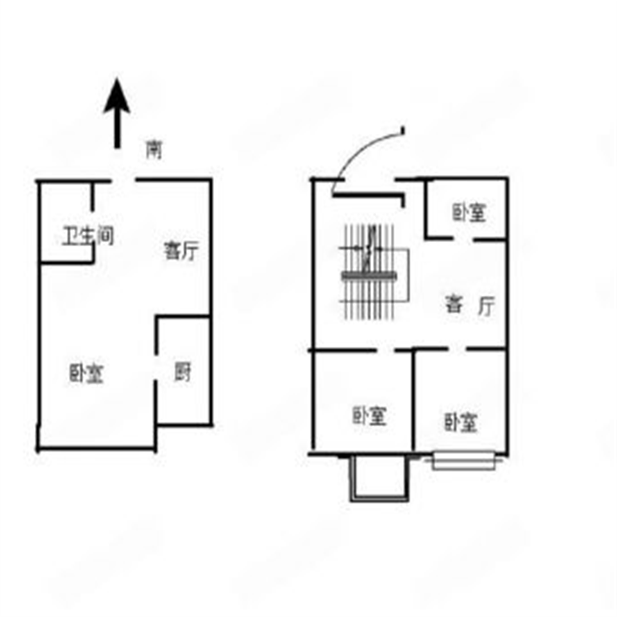 唐人公寓 4室2厅1卫 70m&sup2;