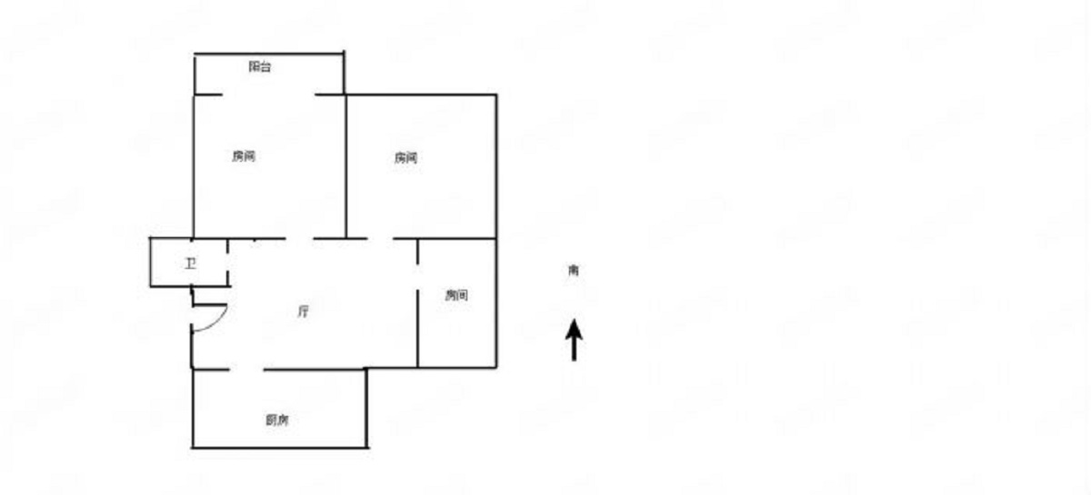 新建路新村 3室1厅1卫 80.00m&sup2;
