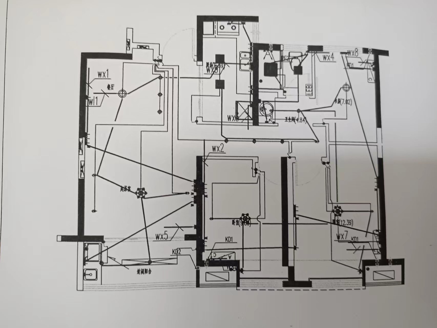 苏建阳光新城 3室2厅1卫 106m&sup2;