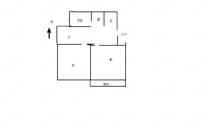 天勤家园 2室1厅1卫 95.00m&sup2;