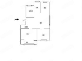 城山家园 3室1厅1卫 90m&sup2;