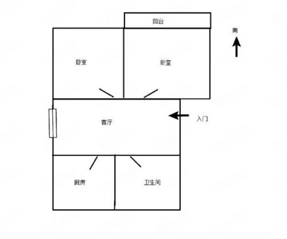 南通东苑小区 2室1厅1卫 69m²