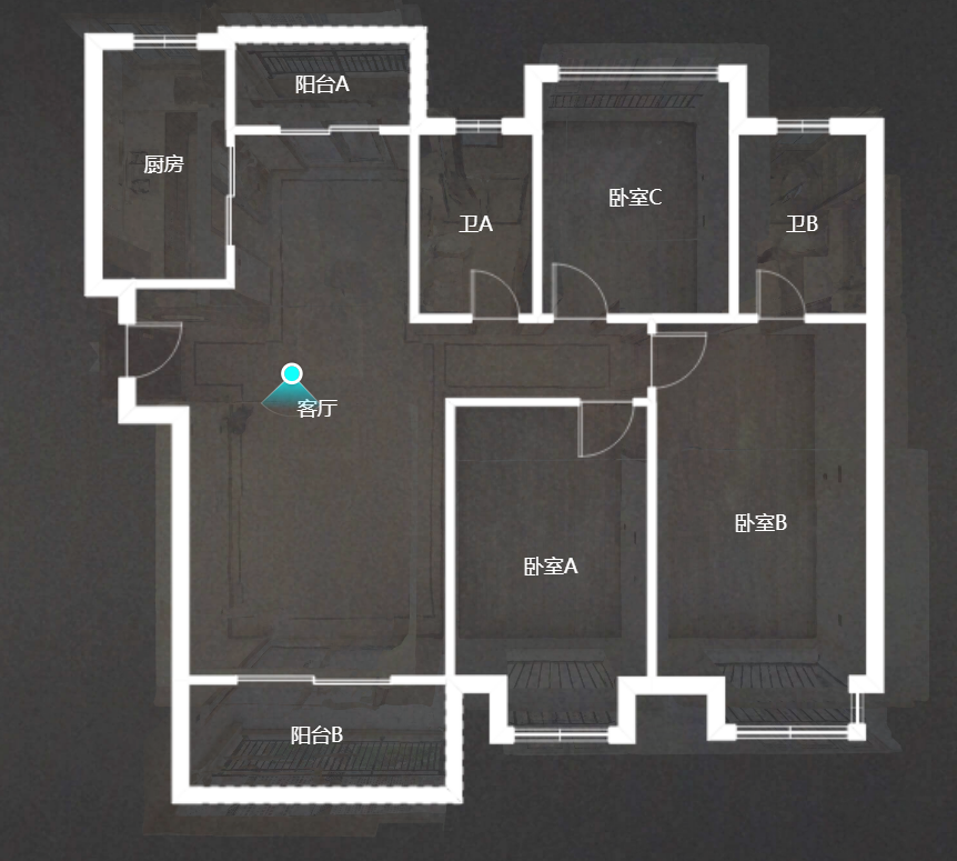 世茂云锦 3室2厅1卫 125m&sup2;