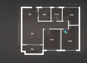 云樾东方 3室2厅1卫 97m&sup2;