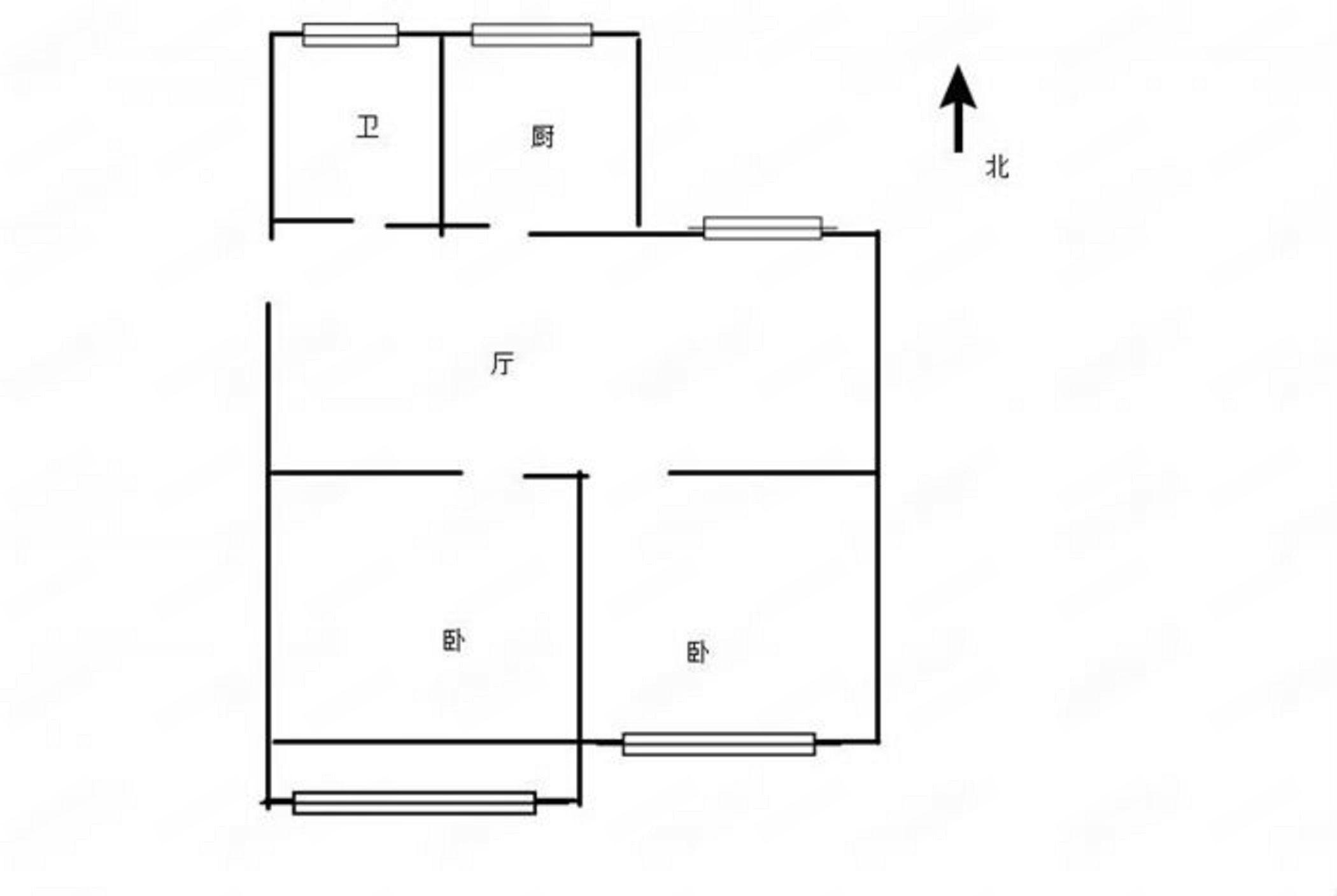 将军一园 2室2厅1卫 72m&sup2;
