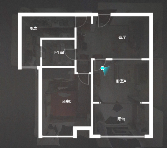 中南世纪城北区 2室1厅1卫 79m&sup2;