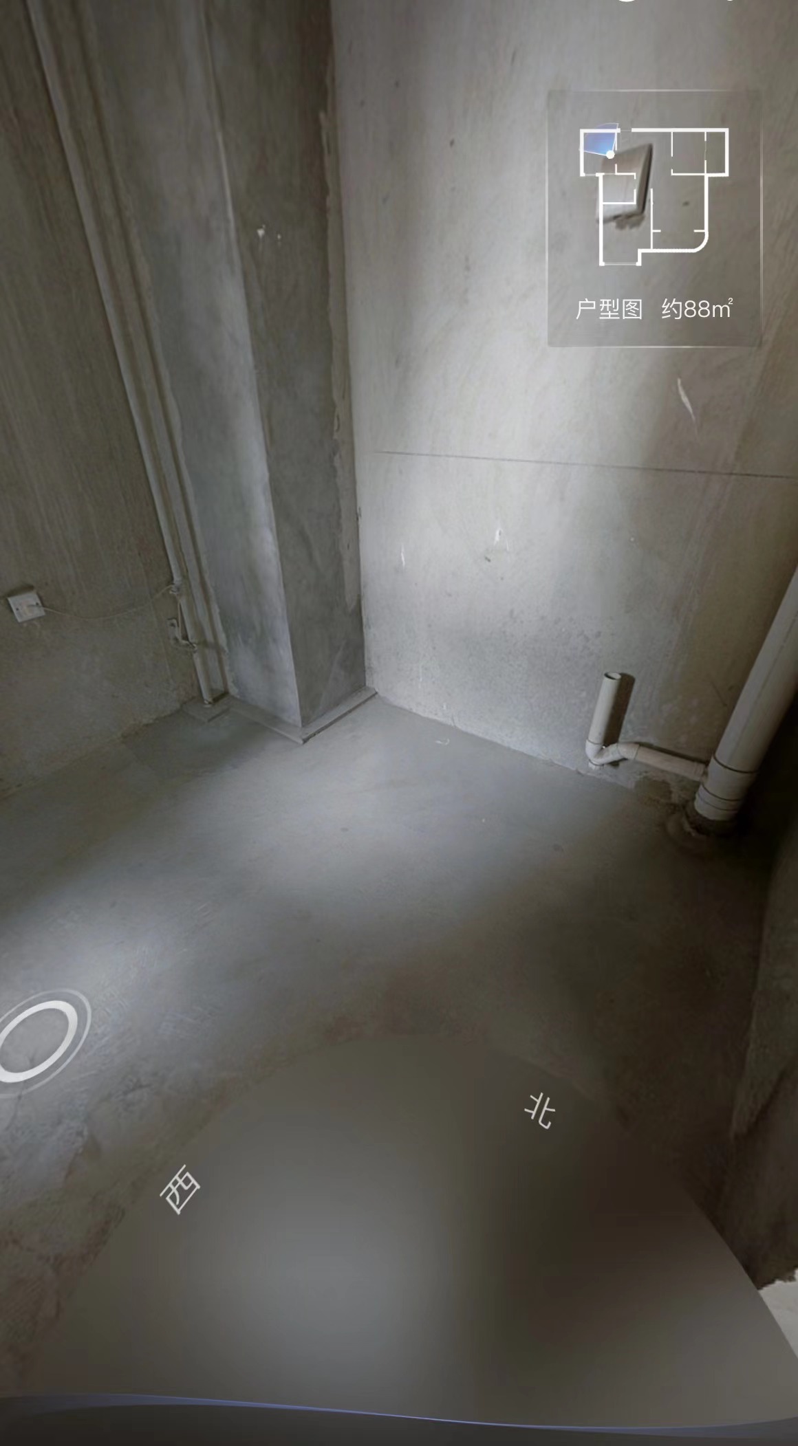 光明幸福天地 2室2厅1卫 89.00m&sup2;