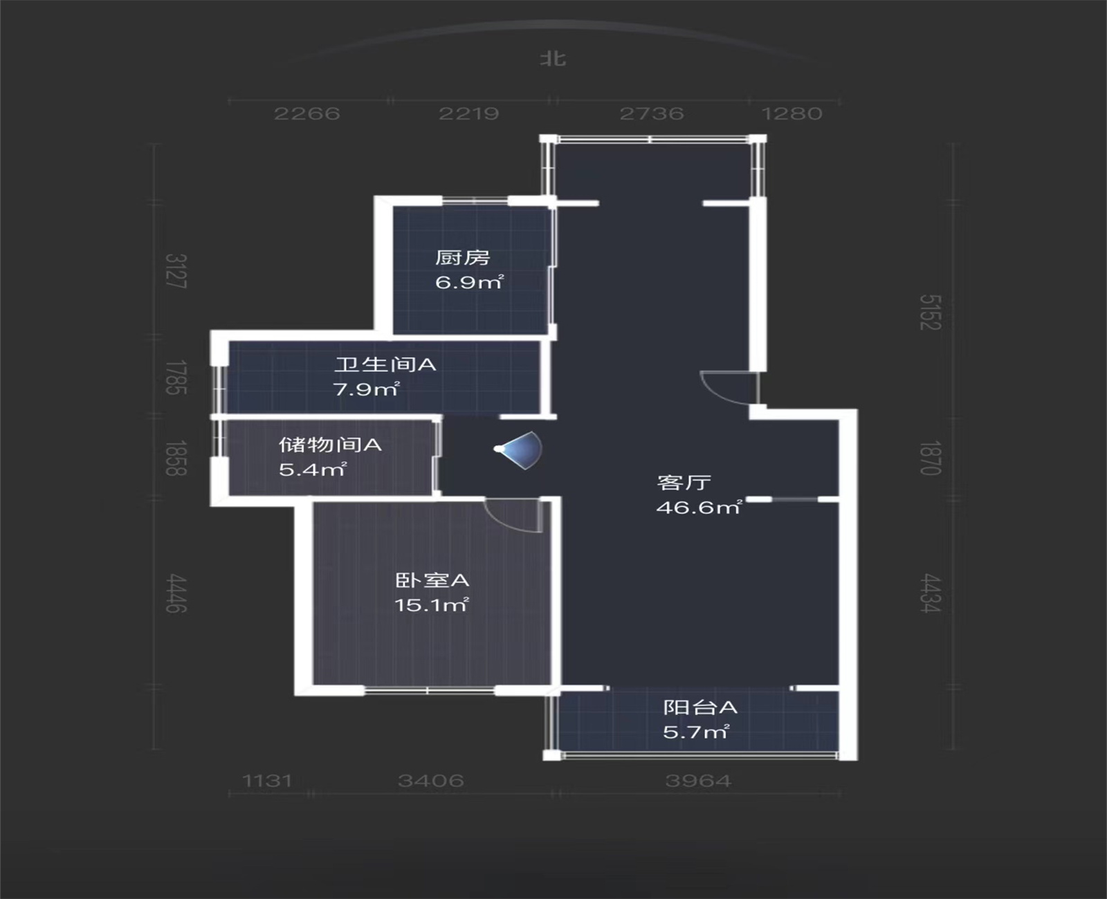 天润家园 3室2厅1卫 168.43m&sup2;
