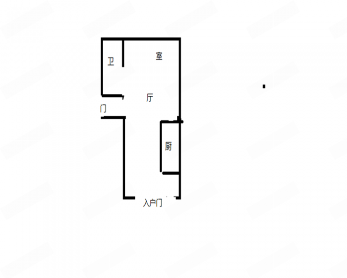 怡居北苑 1室1厅1卫 57m&sup2;