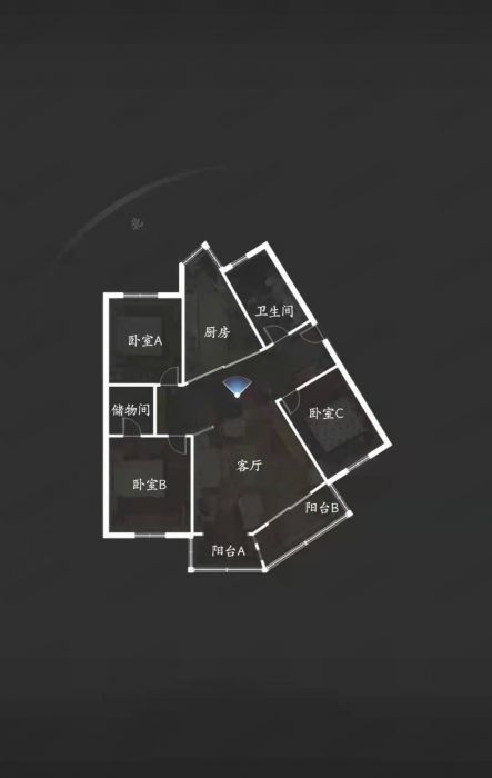 光明东村一期 3室2厅2卫 144.00m&sup2;