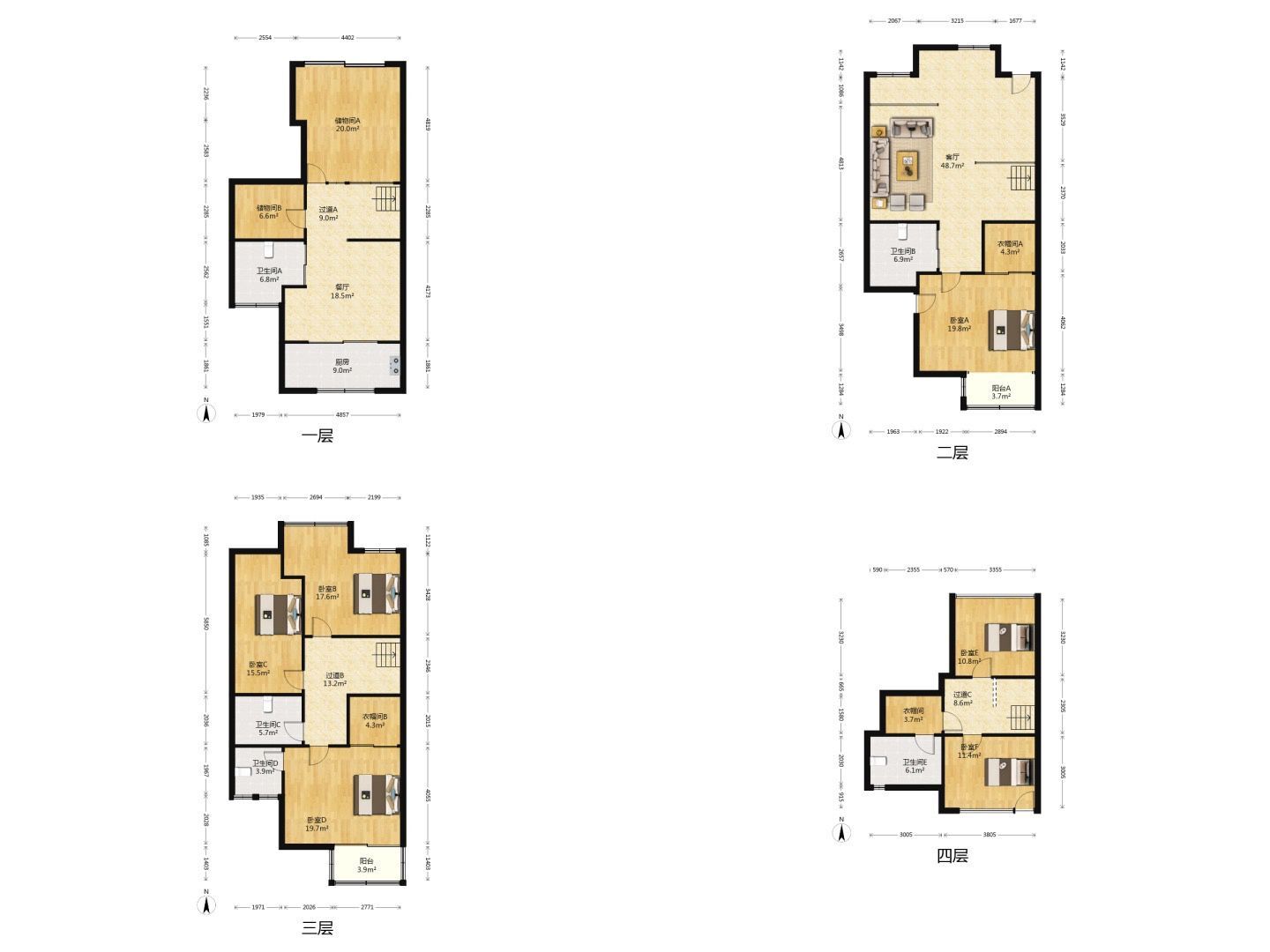 兆丰嘉园 4室2厅2卫 306.00m&sup2;