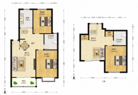 越江新村 4室2厅1卫 200m&sup2;