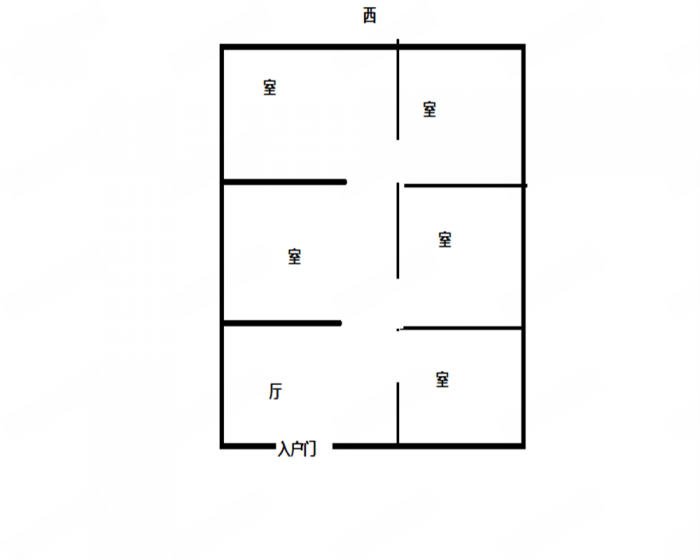 中南世纪城南区 1室1厅0卫 95m&sup2;