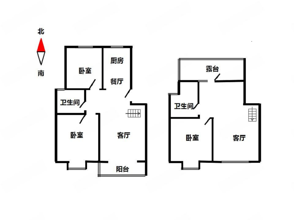 海港新村 3室2厅2卫 84.00m&sup2;