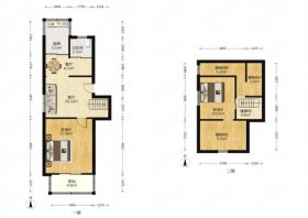 滨河东城 2室2厅1卫 83.00m&sup2;