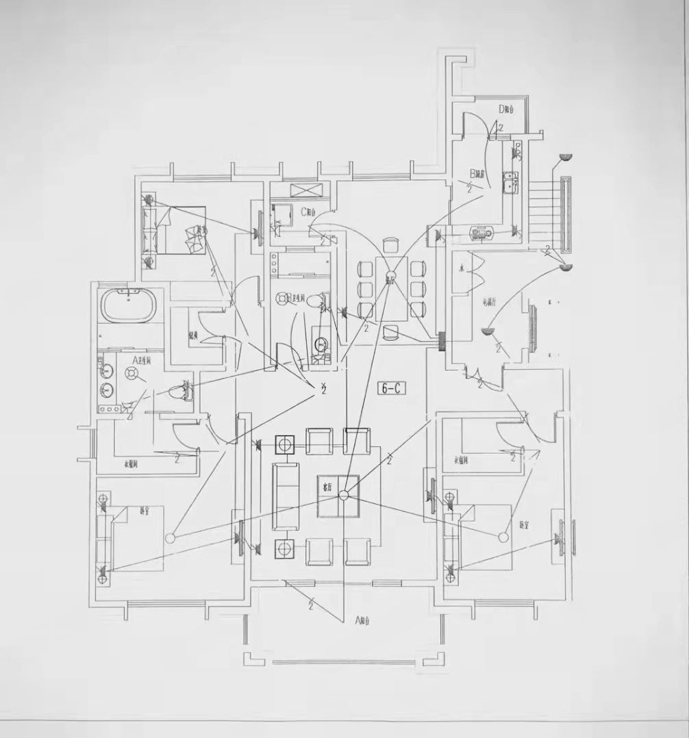 翰林府 3室2厅2卫 203.00m²