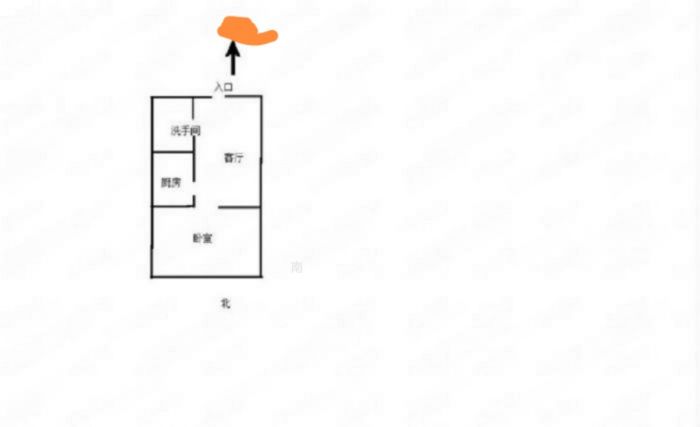 金贸公寓 4室2厅2卫 90m&sup2;