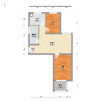 惠泽苑 2室2厅1卫 86m&sup2;